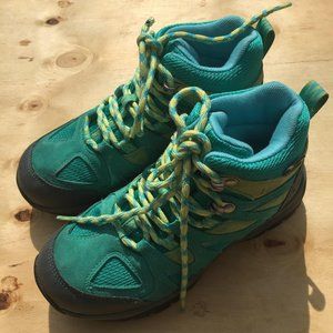 Girl's L.L. Bean Hicking Boots Tek 2.5 Green Siz 4